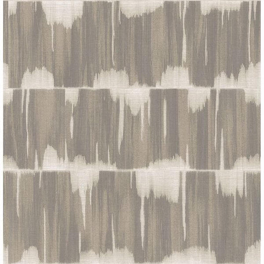 Serendipity Taupe Shibori Wallpaper