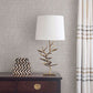 Bohemian Pewter Woven Texture Wallpaper