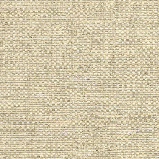 Caviar Cream Basketweave Wallpaper