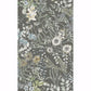 Full Bloom Taupe Floral Wallpaper