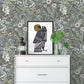 Full Bloom Taupe Floral Wallpaper