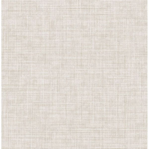 Mendocino Beige Linen Wallpaper