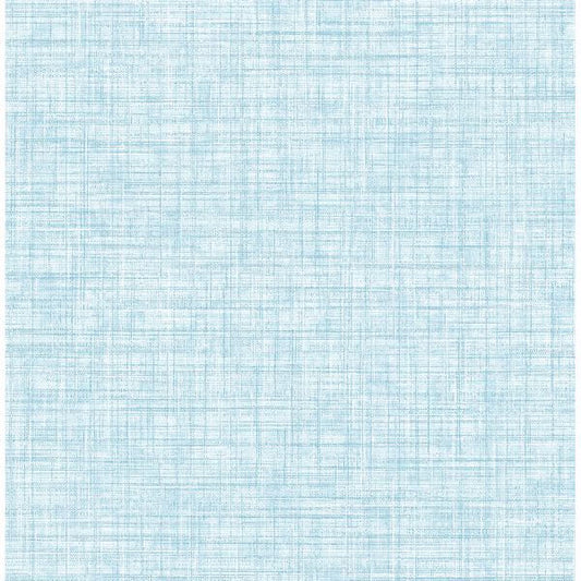 Mendocino Blue Linen Wallpaper
