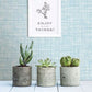 Mendocino Blue Linen Wallpaper