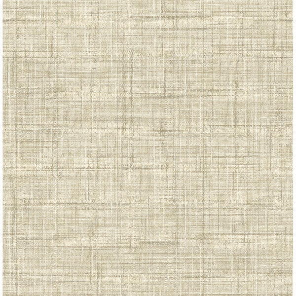 Mendocino Light Brown Linen Wallpaper