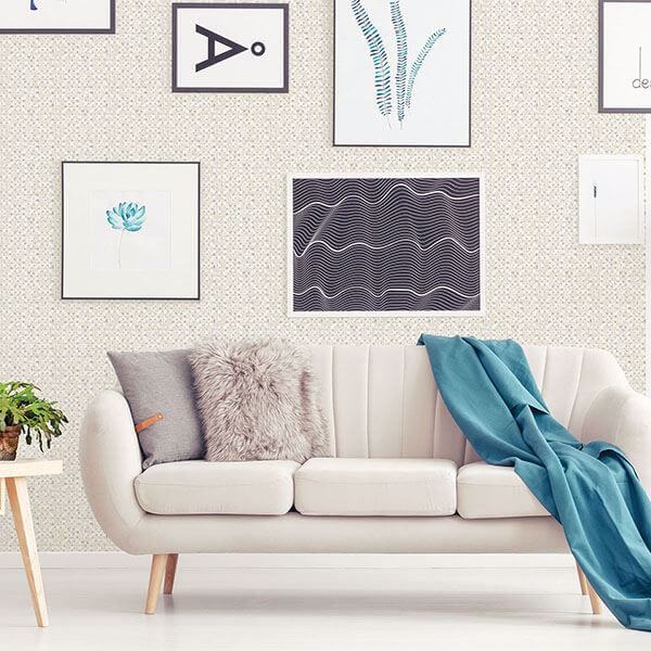 Tia Light Blue Texture Wallpaper