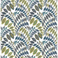 Fiddlehead Green Botanical Wallpaper
