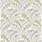 Fiddlehead Grey Botanical Wallpaper