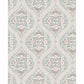 Adele Teal Damask Wallpaper