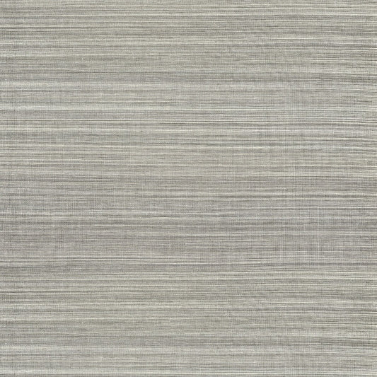 Nathan Silver Grasscloth Wallpaper