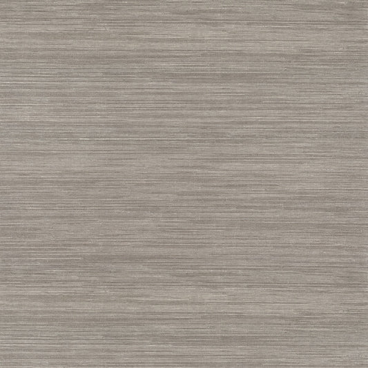 Tagum Grey Grasscloth Wallpaper