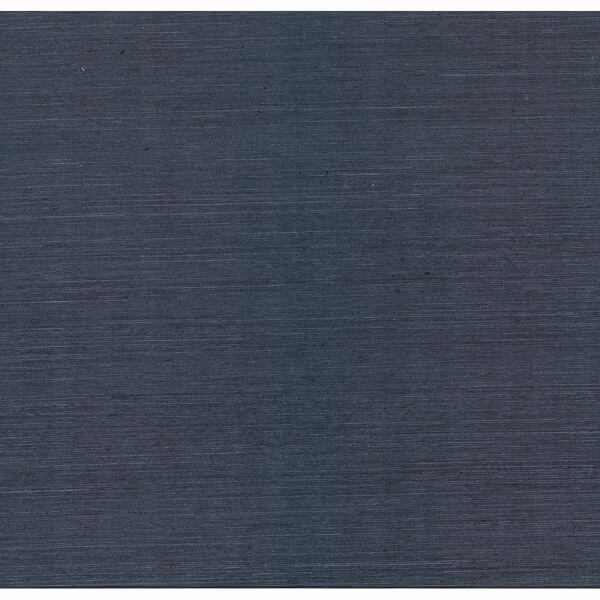 Peninnsula Navy Sisal Grasscloth Wallpaper
