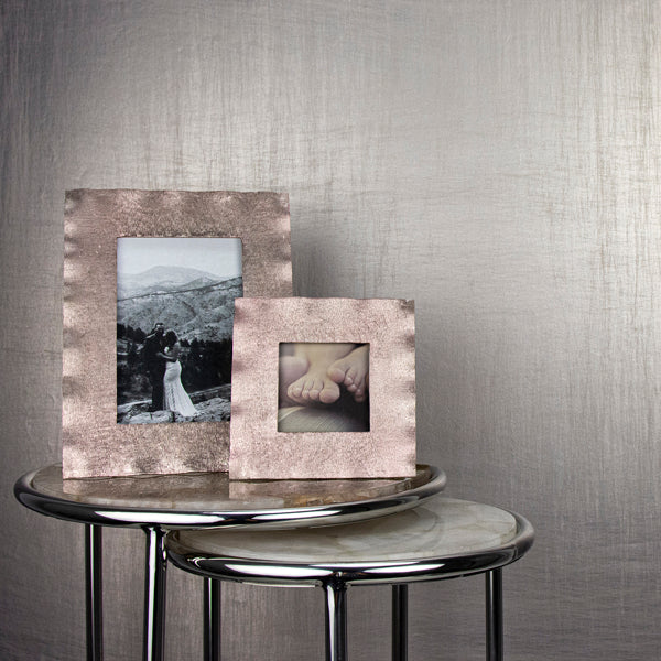 Lustre Champagne Silk Weave Wallpaper