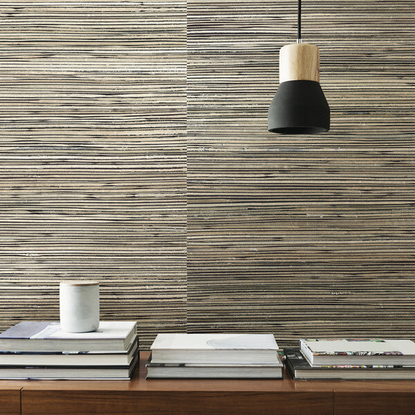 Surin Metallic Grasscloth Wallpaper