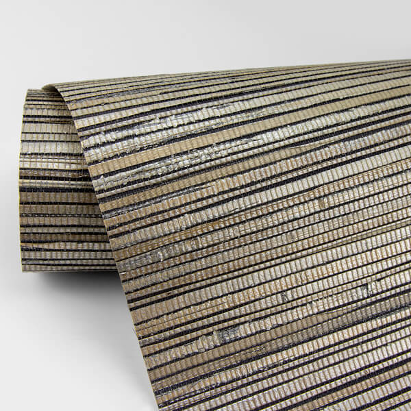 Surin Metallic Grasscloth Wallpaper