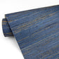 Pattini Indigo Grasscloth Wallpaper