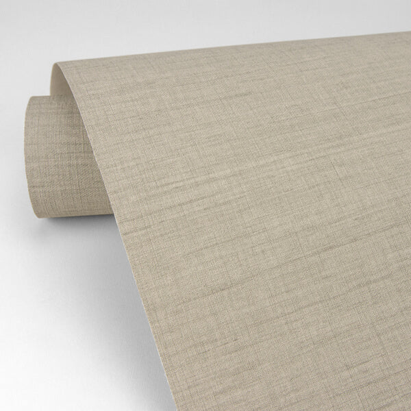 Essence Beige Linen Texture Wallpaper