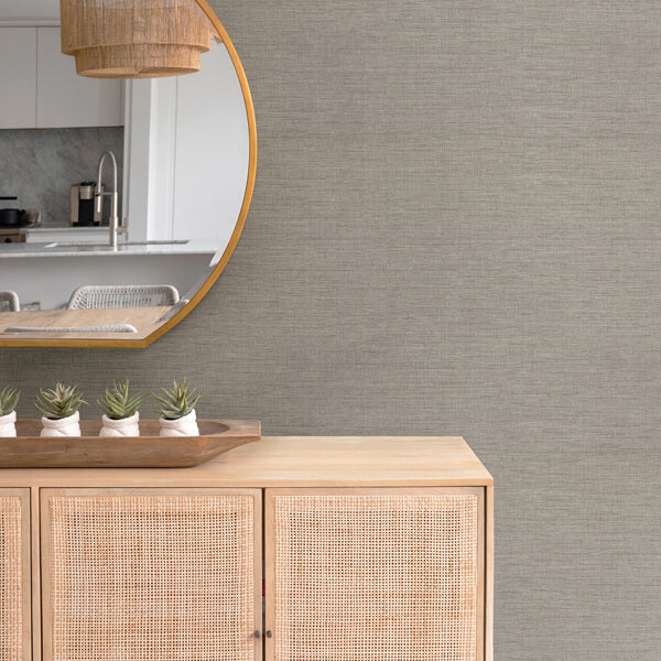 Essence Neutral Linen Texture Wallpaper
