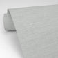 Essence Light Grey Linen Texture Wallpaper