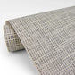 In The Loop Cream Faux Grasscloth Wallpaper