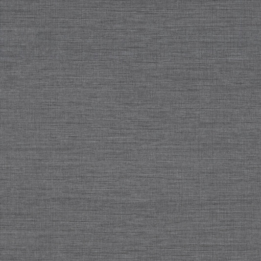 Essence Dark Grey Linen Texture Wallpaper