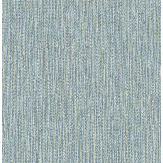 Raffia Aqua Faux Grasscloth Wallpaper