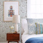 Floret Blue Floral Wallpaper