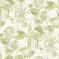 Frolic Green Lagoon Wallpaper