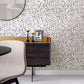 Willy Nilly Black Brushstrokes Wallpaper
