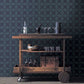 Telestar Navy Geometric Wallpaper