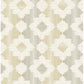 Babylon Mustard Abstract Floral Wallpaper