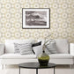 Babylon Mustard Abstract Floral Wallpaper