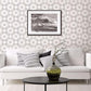Babylon Metallic Abstract Floral Wallpaper