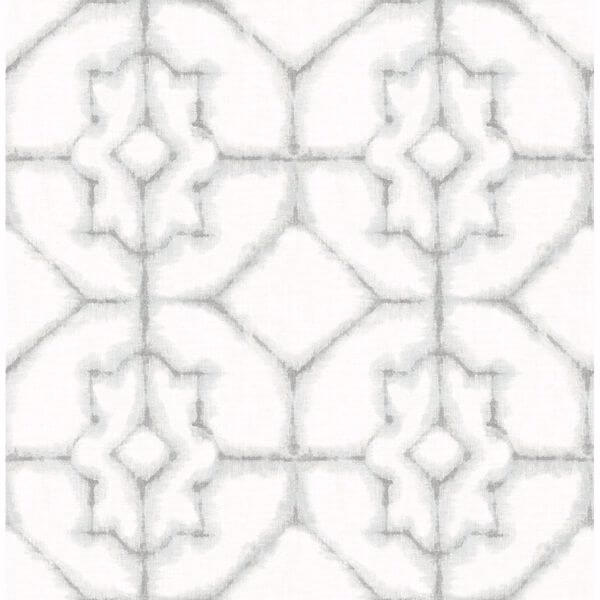 Verandah Grey Shibori Wallpaper