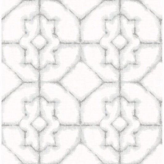 Verandah Grey Shibori Wallpaper