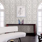 Verandah Off White Shibori Wallpaper