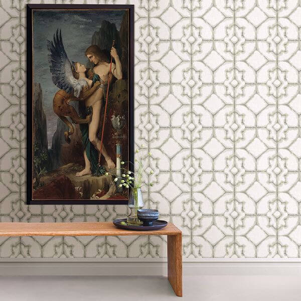 Verandah Moss Shibori Wallpaper