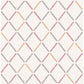Allotrope Rose Linen Geometric Wallpaper