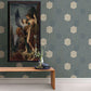 Momentum Dark Green Geometric Wallpaper