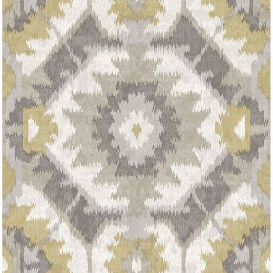 Kazac Grey Shibori Wallpaper