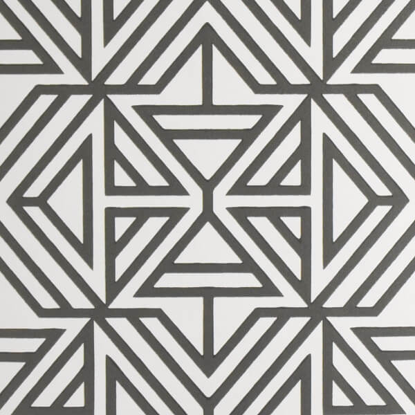 Helios Taupe Geometric Wallpaper
