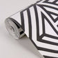 Helios Taupe Geometric Wallpaper