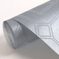 Voltaire Silver Beaded Geometric Wallpaper