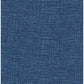 Exhale Dark Blue Faux Grasscloth Wallpaper