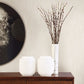 Chenille Off White Faux Linen Wallpaper
