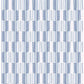 Burgen Blue Geometric Linen Wallpaper