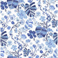 Gwyneth Indigo Floral Wallpaper