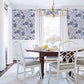Gwyneth Indigo Floral Wallpaper