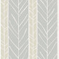 Lottie Grey Stripe Wallpaper