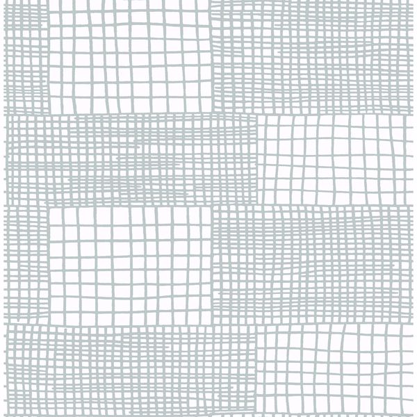 Maxwell Aqua Geometric Wallpaper